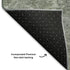 5' X 8' Fern Green And Gray Abstract Washable Area Rug With UV Protection