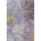 8' X 10' Purple And Green Abstract Washable Area Rug With UV Protection