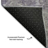 8' X 10' Purple And Green Abstract Washable Area Rug With UV Protection