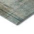 5' X 8' Pale Aqua Beige And Ivory Abstract Washable Area Rug With UV Protection