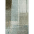 8' X 10' Pale Aqua Beige And Ivory Abstract Washable Area Rug With UV Protection