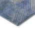 5' X 8' Blue And Gray Geometric Washable Area Rug With UV Protection