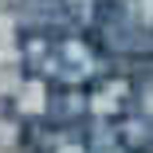 5' X 8' Blue And Gray Geometric Washable Area Rug With UV Protection