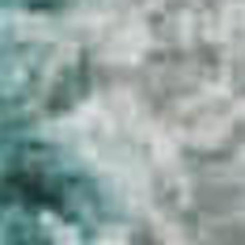 9' X 12' Teal And Beige Geometric Washable Area Rug With UV Protection
