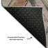 8' X 10' Beige Blue And Copper Geometric Washable Area Rug With UV Protection