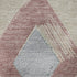 8' X 10' Beige Blue And Copper Geometric Washable Area Rug With UV Protection
