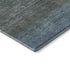 5' X 8' Blue And Taupe Geometric Washable Area Rug With UV Protection