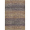 5' X 8' Eggplant And Brown Geometric Washable Area Rug With UV Protection