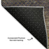 9' X 12' Eggplant And Brown Geometric Washable Area Rug With UV Protection