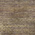 9' X 12' Eggplant And Brown Geometric Washable Area Rug With UV Protection