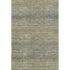 5' X 8' Fern Green And Gray Geometric Washable Area Rug With UV Protection
