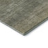 5' X 8' Fern Green And Gray Geometric Washable Area Rug With UV Protection