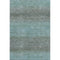 8' X 10' Teal And Brown Geometric Washable Area Rug With UV Protection