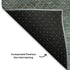 8' X 10' Teal And Brown Geometric Washable Area Rug With UV Protection