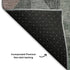 8' X 10' Blush Green And Ivory Geometric Washable Area Rug With UV Protection