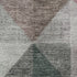 8' X 10' Blush Green And Ivory Geometric Washable Area Rug With UV Protection