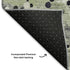 8' X 10' Artichoke Green Ivory And Gray Abstract Washable Area Rug With UV Protection