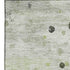 8' X 10' Artichoke Green Ivory And Gray Abstract Washable Area Rug With UV Protection