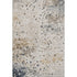 5' X 8' Ivory Gold And Gray Abstract Washable Area Rug With UV Protection