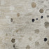 5' X 8' Ivory Gold And Gray Abstract Washable Area Rug With UV Protection