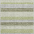 8' X 10' Artichoke Green Ivory And Gray Striped Washable Area Rug With UV Protection