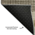 5' X 8' Beige Ivory And Chocolate Striped Washable Area Rug With UV Protection