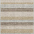 8' X 10' Beige Ivory And Chocolate Striped Washable Area Rug With UV Protection