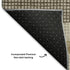 9' X 12' Beige Ivory And Chocolate Striped Washable Area Rug With UV Protection