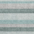 8' X 10' Teal Ivory And Gray Striped Washable Area Rug With UV Protection