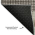 8' X 10' Taupe Ivory And Brown Striped Washable Area Rug With UV Protection