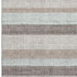 8' X 10' Taupe Ivory And Brown Striped Washable Area Rug With UV Protection