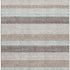 9' X 12' Taupe Ivory And Brown Striped Washable Area Rug With UV Protection