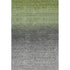 5' X 8' Fern Green Charcoal And Silver Abstract Washable Area Rug With UV Protection