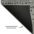 8' X 10' Fern Green Charcoal And Silver Abstract Washable Area Rug With UV Protection