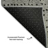 5' X 8' Rust Charcoal And Gray Abstract Washable Area Rug With UV Protection