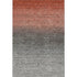 5' X 8' Rust Charcoal And Gray Abstract Washable Area Rug With UV Protection