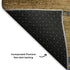 9' X 12' Gold Charcoal And Gray Abstract Washable Area Rug With UV Protection