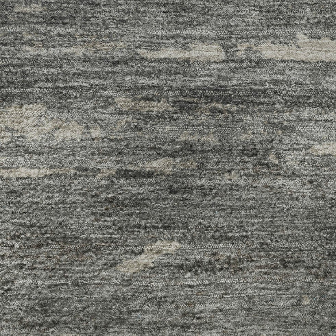 9' X 12' Gold Charcoal And Gray Abstract Washable Area Rug With UV Protection