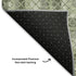 8' X 10' Artichoke Green Gray And Ivory Geometric Washable Area Rug With UV Protection