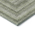 8' X 10' Artichoke Green Gray And Ivory Geometric Washable Area Rug With UV Protection