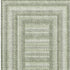 8' X 10' Artichoke Green Gray And Ivory Geometric Washable Area Rug With UV Protection