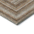 9' X 12' Chocolate Ivory And Beige Geometric Washable Area Rug With UV Protection