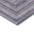 5' X 8' Lavender And Ivory Geometric Washable Area Rug With UV Protection