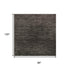 8' X 10' Black Gray And Silver Ombre Washable Area Rug With UV Protection