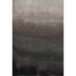 8' X 10' Black Gray And Silver Ombre Washable Area Rug With UV Protection