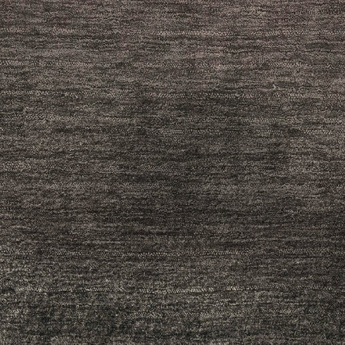 8' X 10' Black Gray And Silver Ombre Washable Area Rug With UV Protection