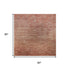 5' X 8' Coral Wheat And Blue Ombre Washable Area Rug With UV Protection