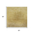 5' X 8' Gold Beige And Wheat Ombre Washable Area Rug With UV Protection