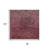 8' X 10' Red And Blush Ombre Washable Area Rug With UV Protection