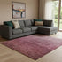 8' X 10' Red And Blush Ombre Washable Area Rug With UV Protection